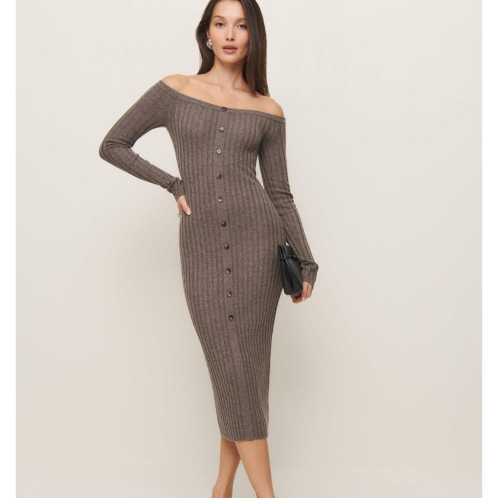 NWT Reformation Cashmere Nara Sweater Dress Size XS